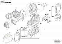 Bosch 3 601 K63 T00 Gll 3-80 Cg Laser Level / Eu Spare Parts